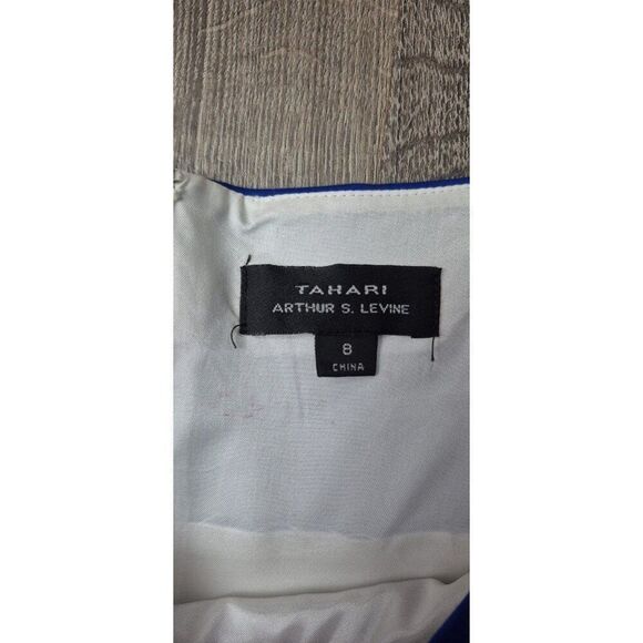 NWT TAHARI Adam Levine Sleeveless Back Zip Dress Women's Size 8 - Picture 3 of 8